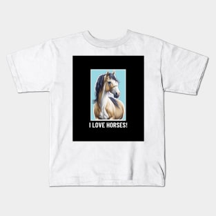 Horse Lover Kids T-Shirt